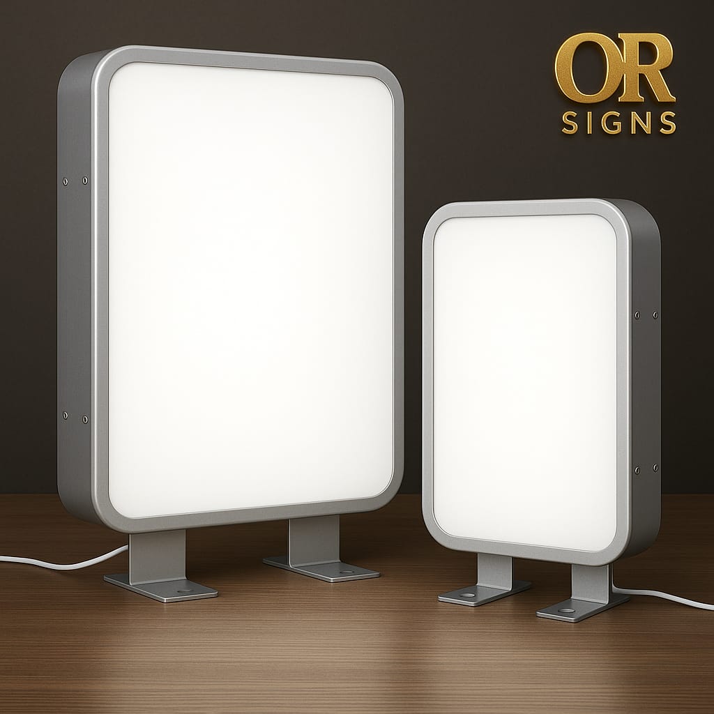 CAJA DE LUZ RECTANGULAR RETROILUMINADA PREMIUM (50X70)(40X60)