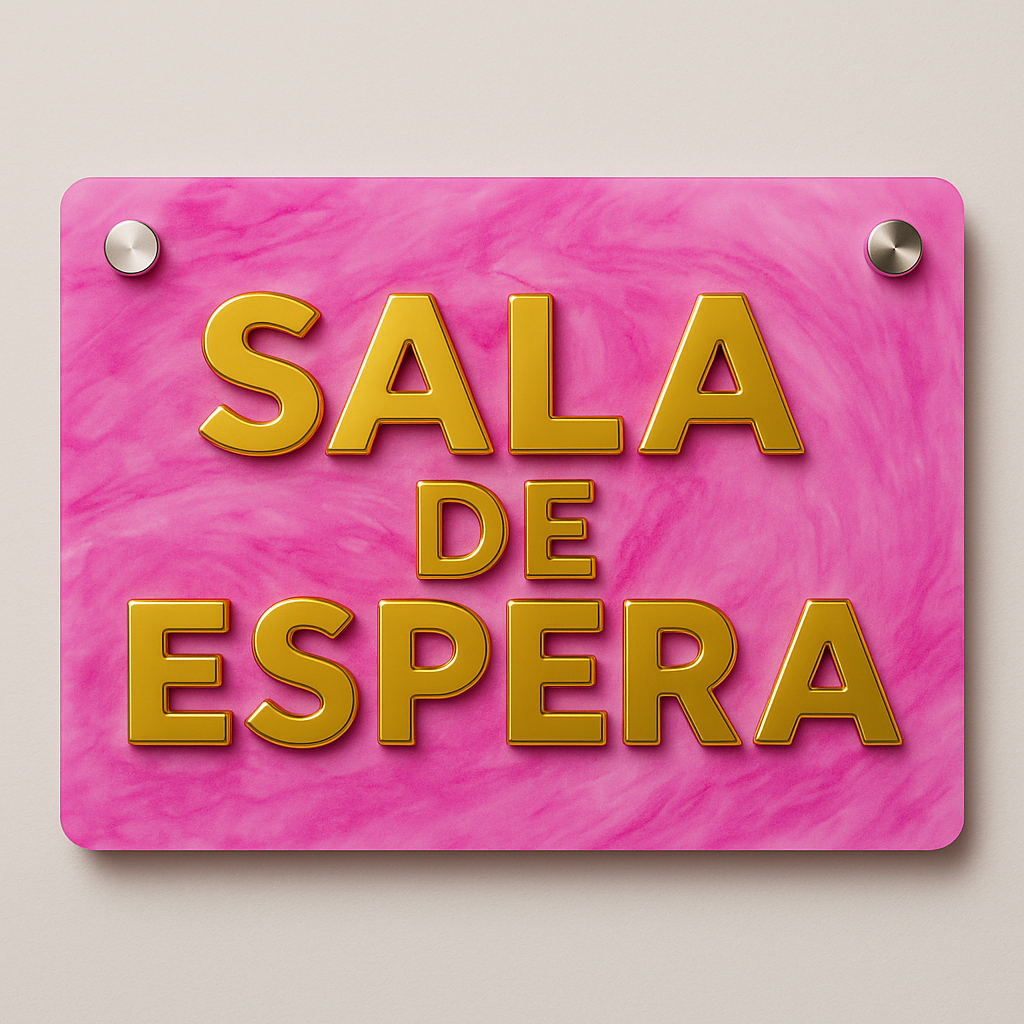 SEÑALAMIENTOS EN ACRILICO ESPEJO PREMIUM