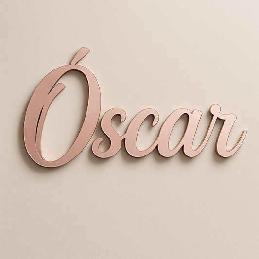 NOMBRE PERSONALIZADO EN ACRILICO ESPEJO-PREMIUM