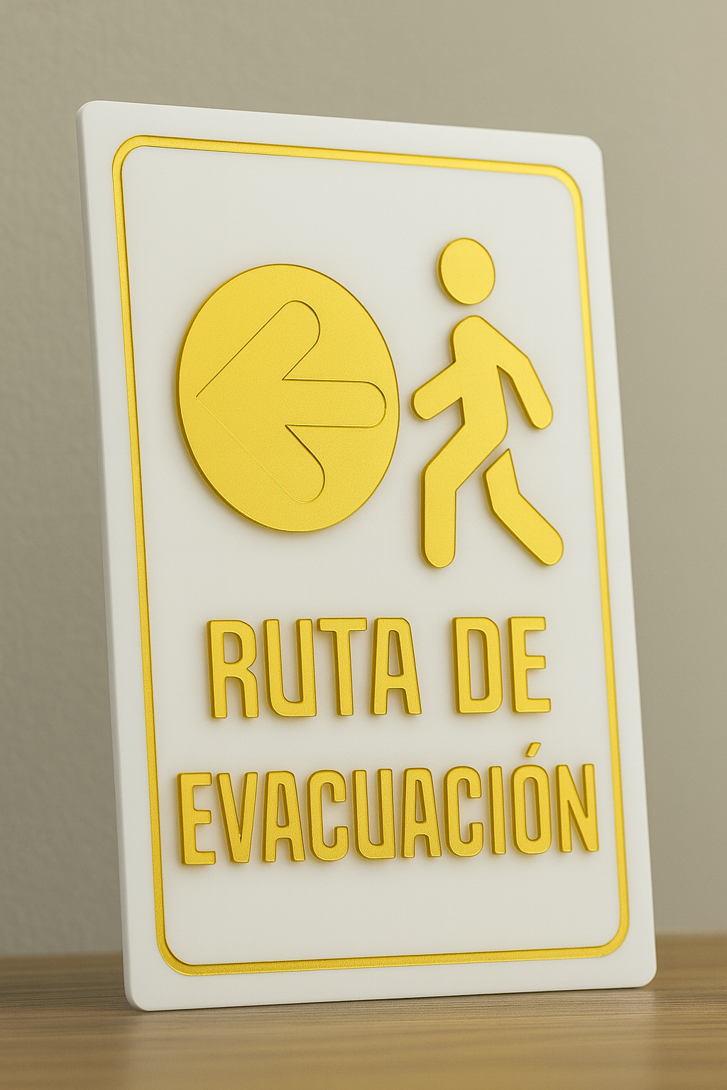 SEÑALAMIENTOS EN ACRILICO ESPEJO PREMIUM