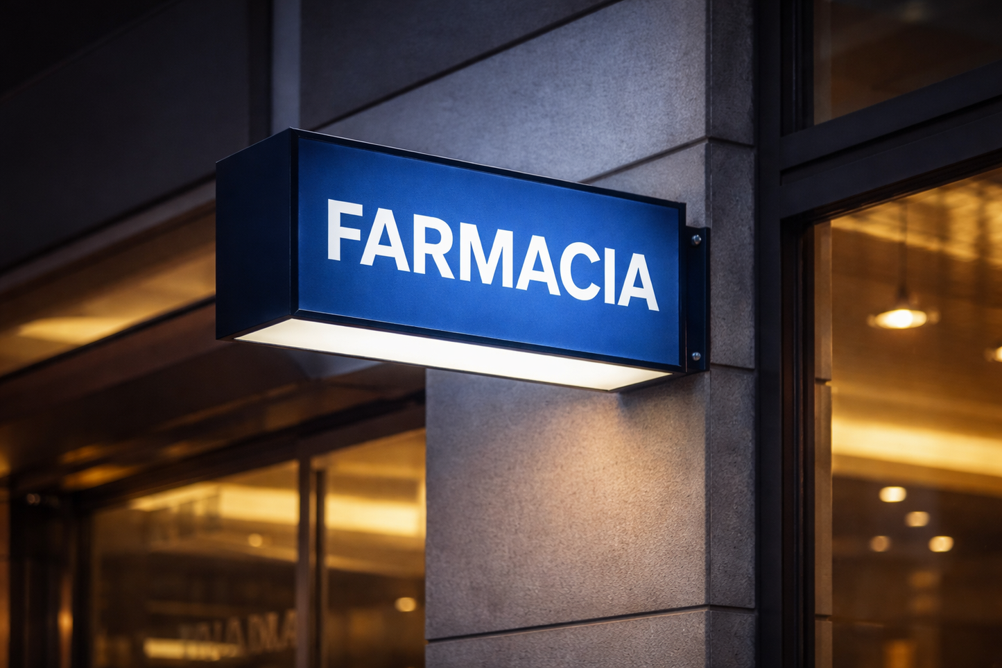 Caja de luz rectangular personalizada 60 × 25 cm